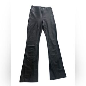 ENZA COSTA Faux Leather Flare Leggings